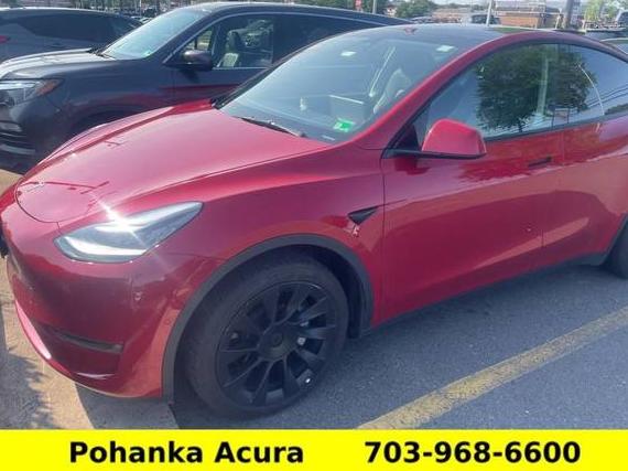 TESLA MODEL Y 2021 5YJYGDEE1MF129706 image